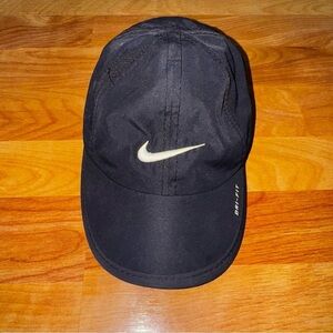 Lightweight Black Nike Toddler Hat Adjustable OSFA Nike Swoosh “Just Do It” Rare